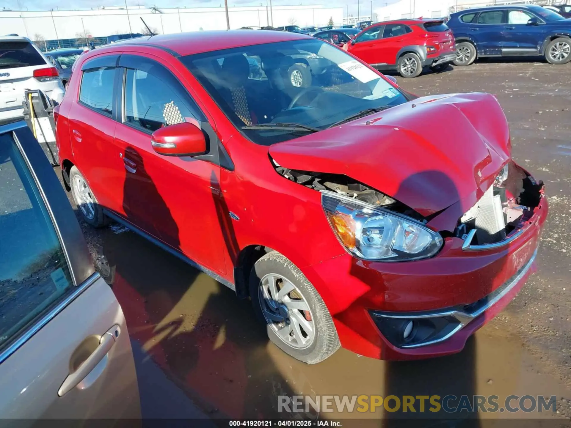 1 Фотография поврежденного автомобиля ML32A4HJ4KH015246 MITSUBISHI MIRAGE 2019