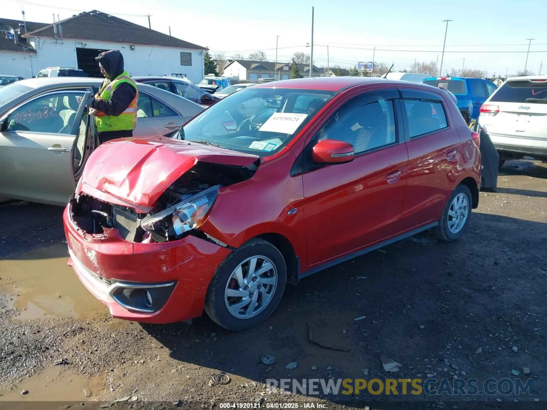 2 Фотография поврежденного автомобиля ML32A4HJ4KH015246 MITSUBISHI MIRAGE 2019