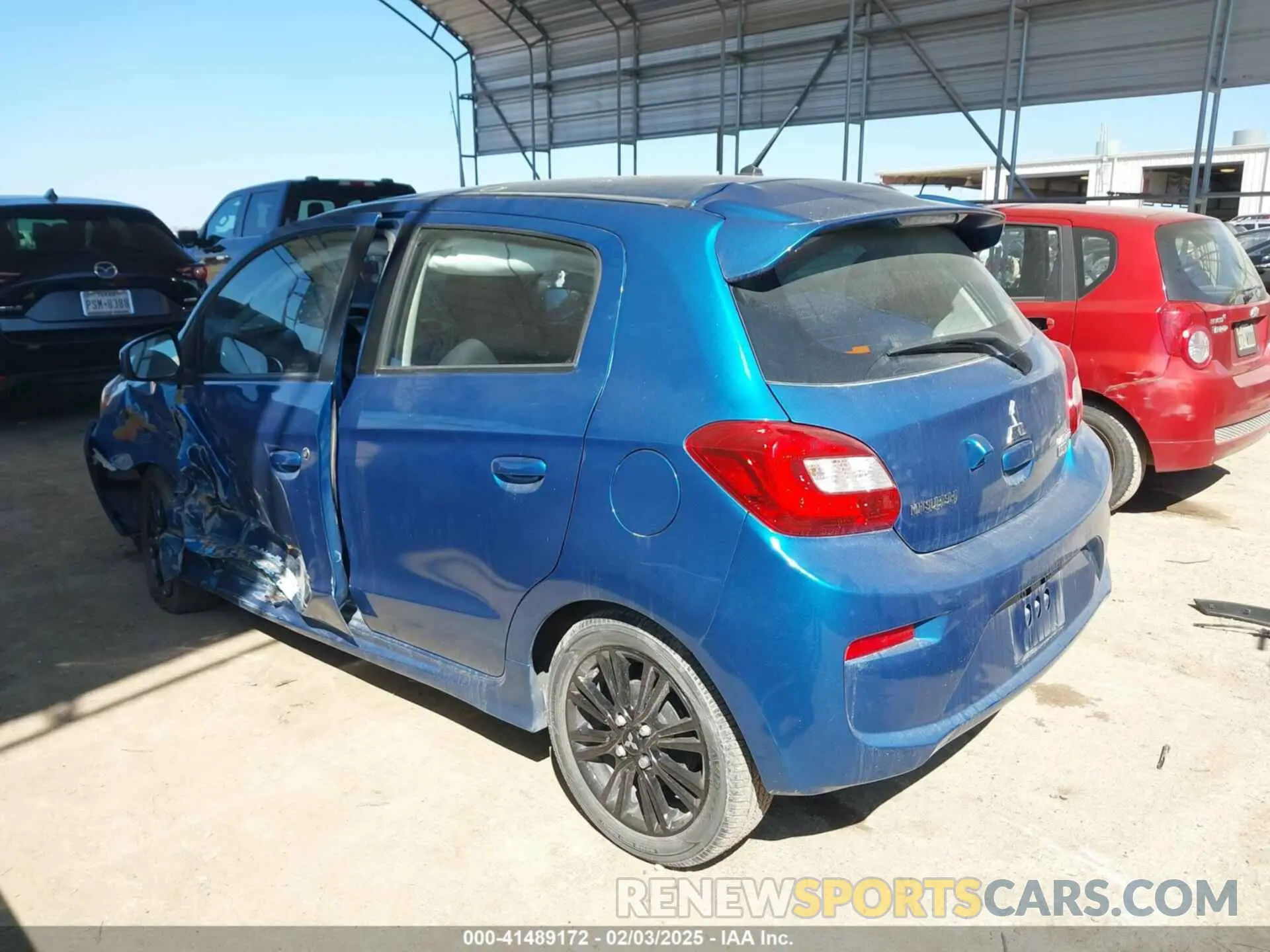 3 Фотография поврежденного автомобиля ML32A5HJ1KH004484 MITSUBISHI MIRAGE 2019