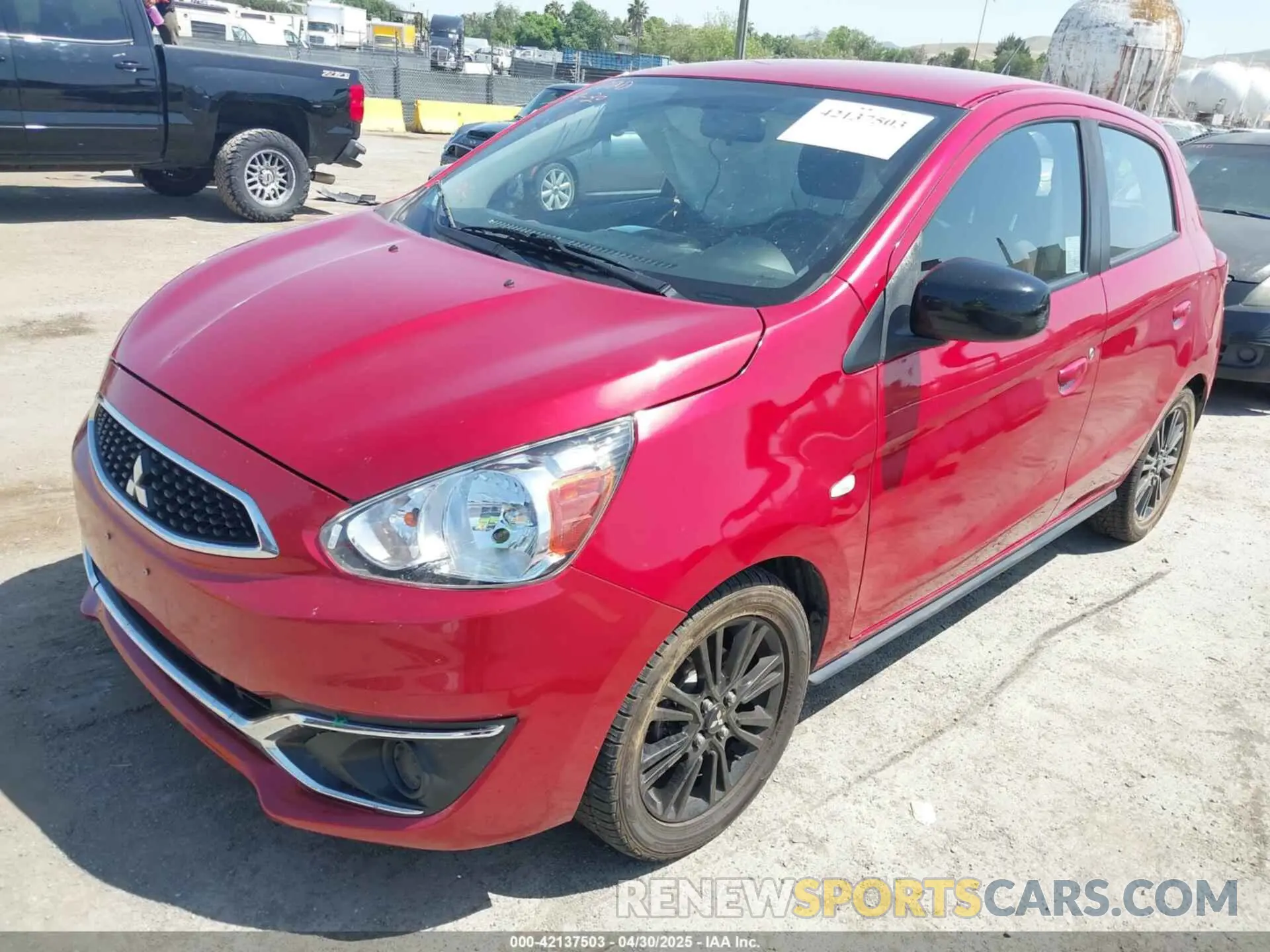 2 Photograph of a damaged car ML32A5HJ1KH012200 MITSUBISHI MIRAGE 2019