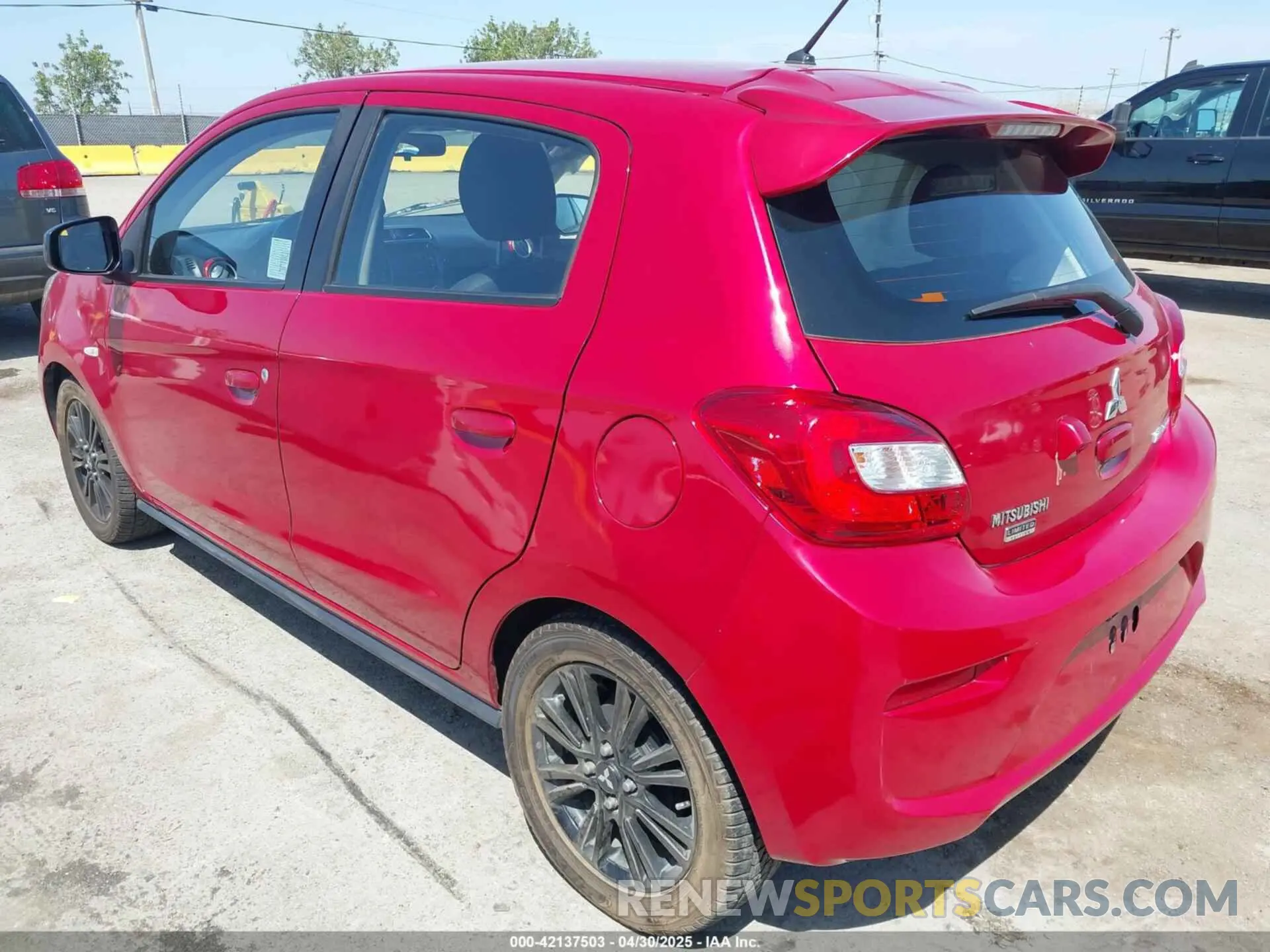 3 Photograph of a damaged car ML32A5HJ1KH012200 MITSUBISHI MIRAGE 2019