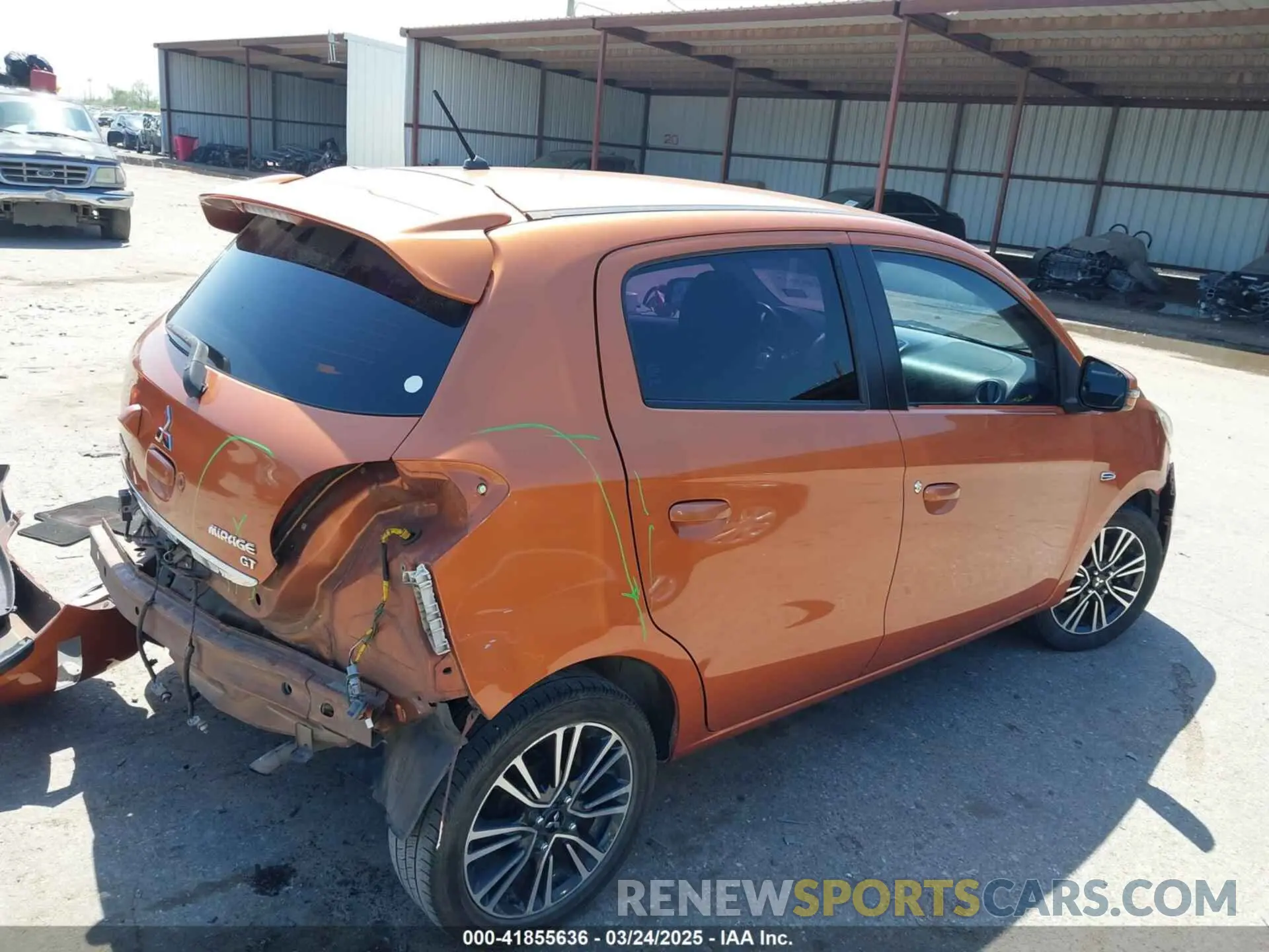 4 Фотография поврежденного автомобиля ML32A5HJ8KH003090 MITSUBISHI MIRAGE 2019