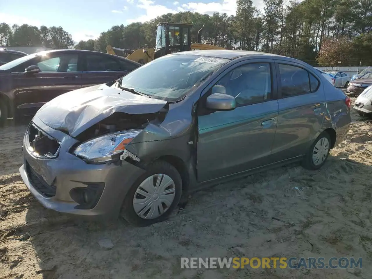 1 Фотография поврежденного автомобиля ML32F3FJ0KHF04065 MITSUBISHI MIRAGE 2019
