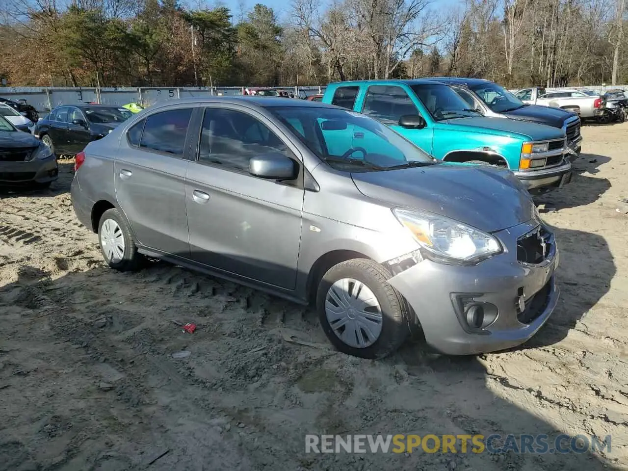 4 Фотография поврежденного автомобиля ML32F3FJ0KHF04065 MITSUBISHI MIRAGE 2019