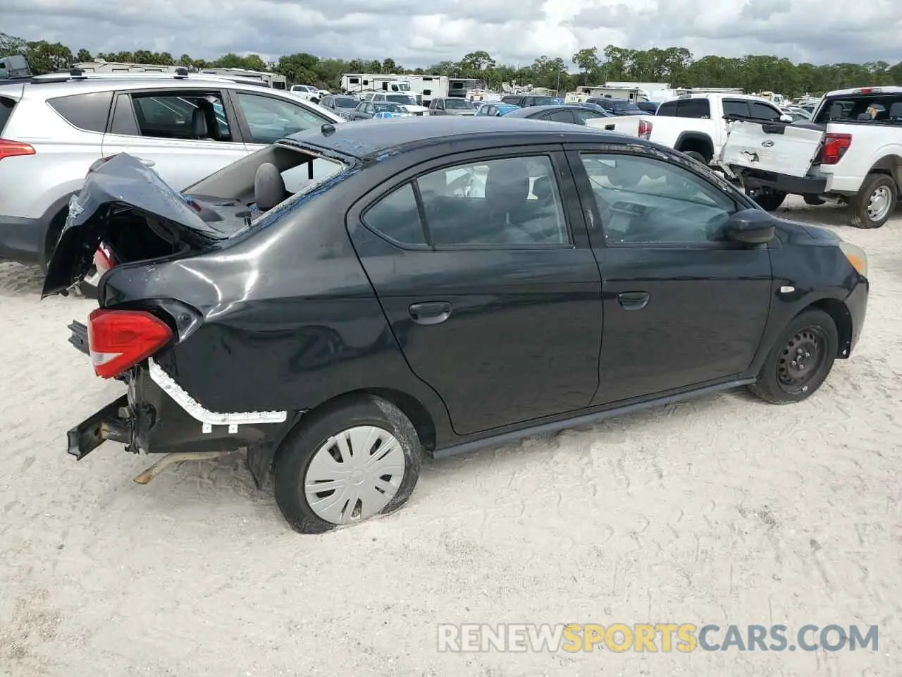 3 Photograph of a damaged car ML32F3FJ0KHF09430 MITSUBISHI MIRAGE 2019