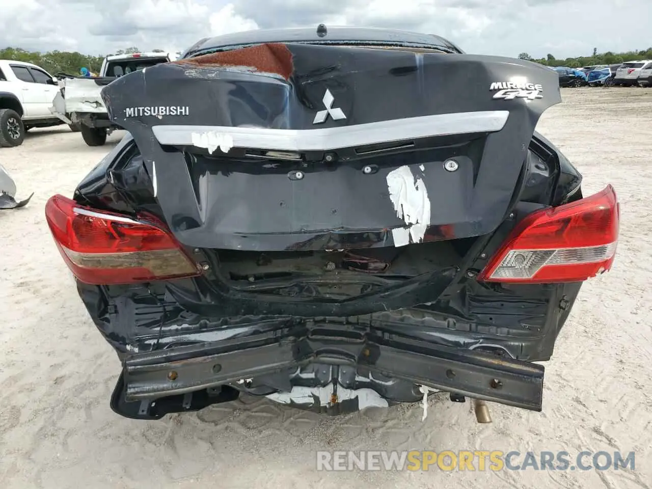 6 Photograph of a damaged car ML32F3FJ0KHF09430 MITSUBISHI MIRAGE 2019