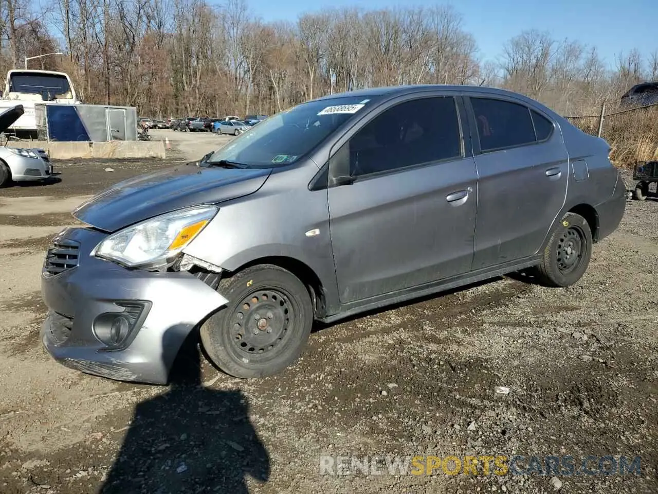 1 Фотография поврежденного автомобиля ML32F3FJ1KHF15575 MITSUBISHI MIRAGE 2019