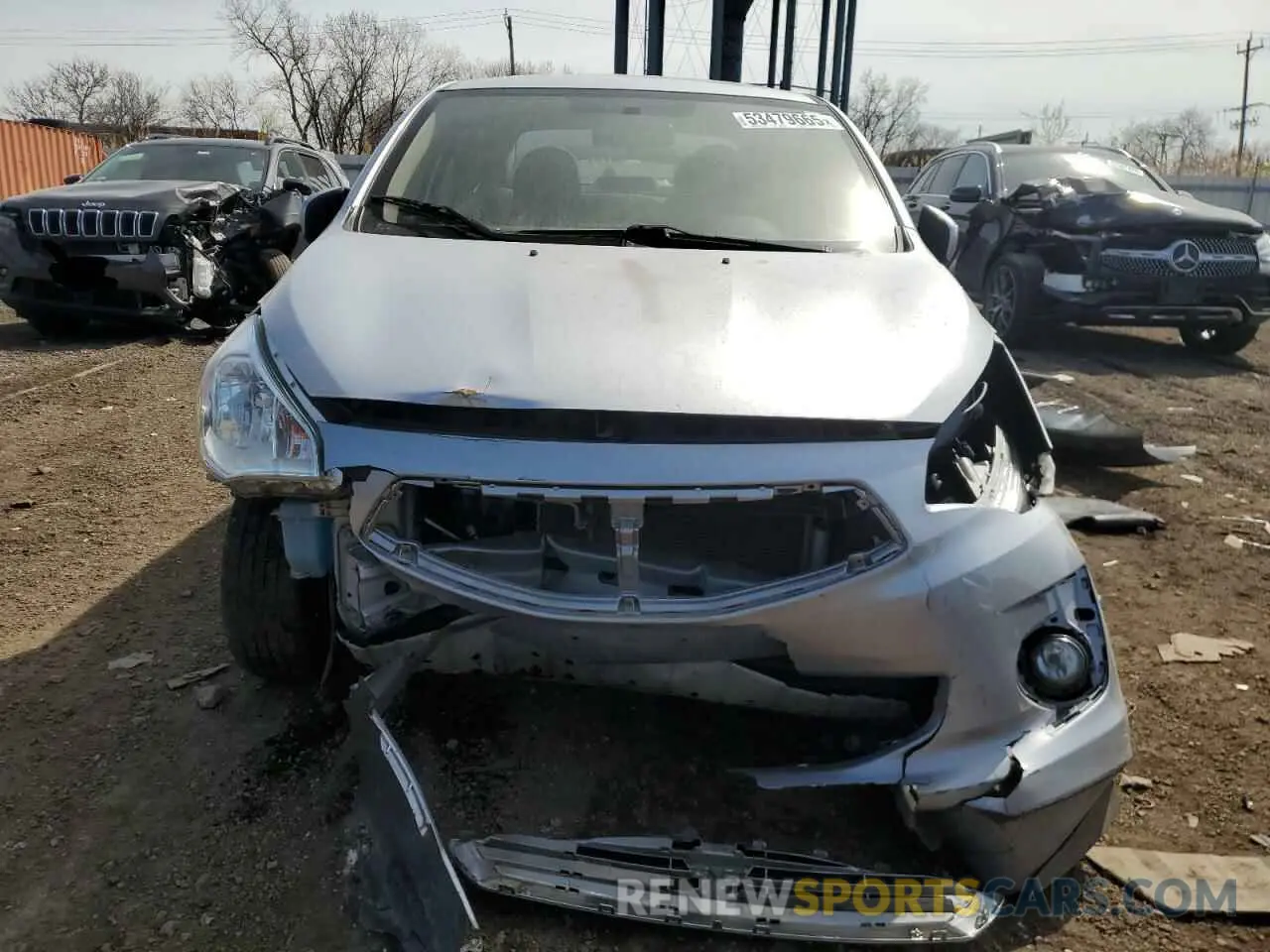 5 Фотография поврежденного автомобиля ML32F3FJ2KHF08280 MITSUBISHI MIRAGE 2019
