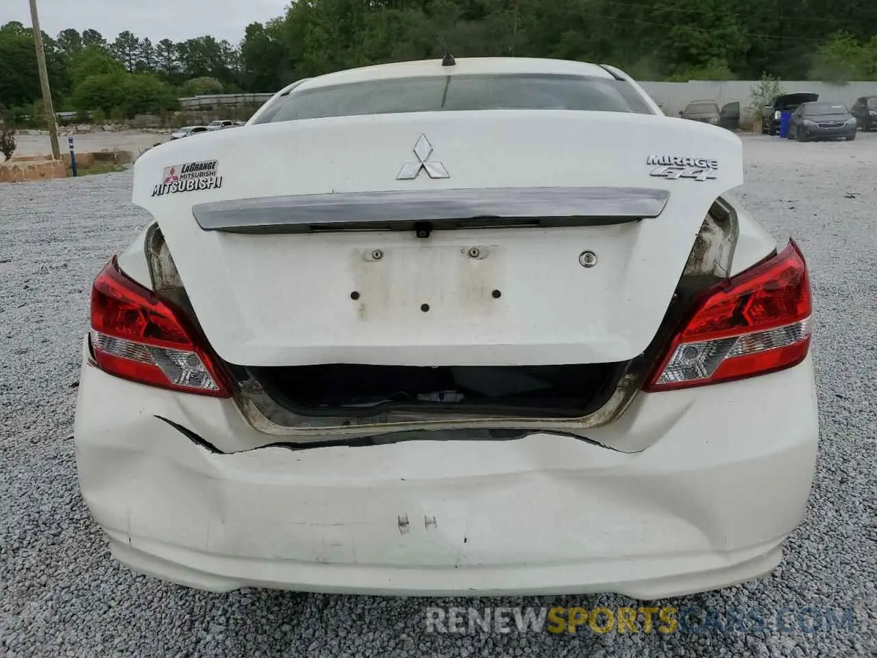 6 Photograph of a damaged car ML32F3FJ3KHF01869 MITSUBISHI MIRAGE 2019