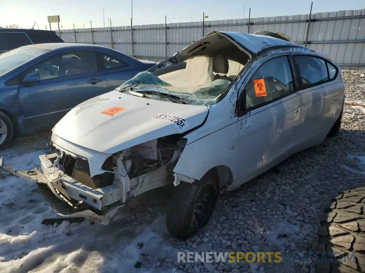 1 Фотография поврежденного автомобиля ML32F3FJ3KHF04349 MITSUBISHI MIRAGE 2019
