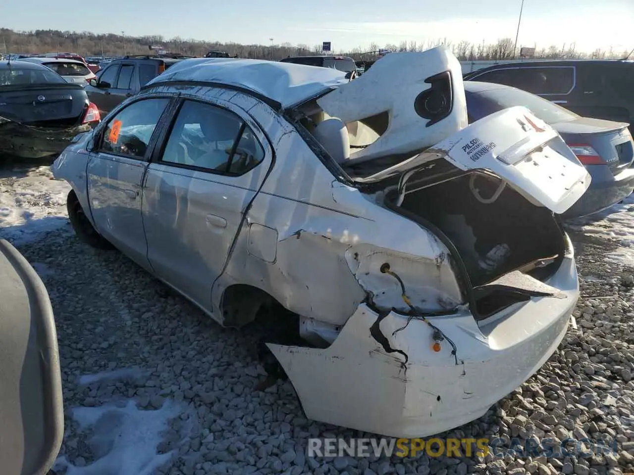 2 Фотография поврежденного автомобиля ML32F3FJ3KHF04349 MITSUBISHI MIRAGE 2019