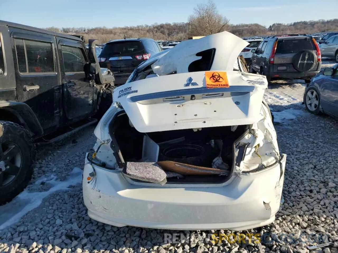 6 Фотография поврежденного автомобиля ML32F3FJ3KHF04349 MITSUBISHI MIRAGE 2019