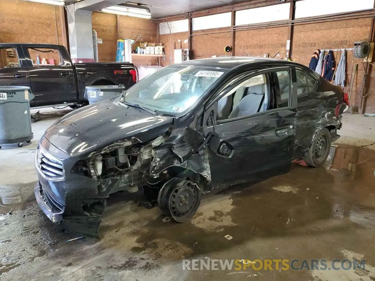 1 Photograph of a damaged car ML32F3FJ3KHF06263 MITSUBISHI MIRAGE 2019
