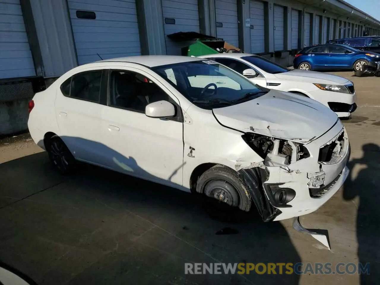 4 Photograph of a damaged car ML32F3FJ5KHF12212 MITSUBISHI MIRAGE 2019