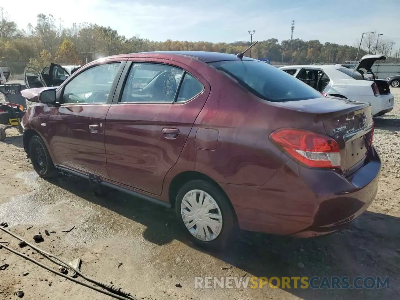 2 Photograph of a damaged car ML32F3FJ6KHF13742 MITSUBISHI MIRAGE 2019