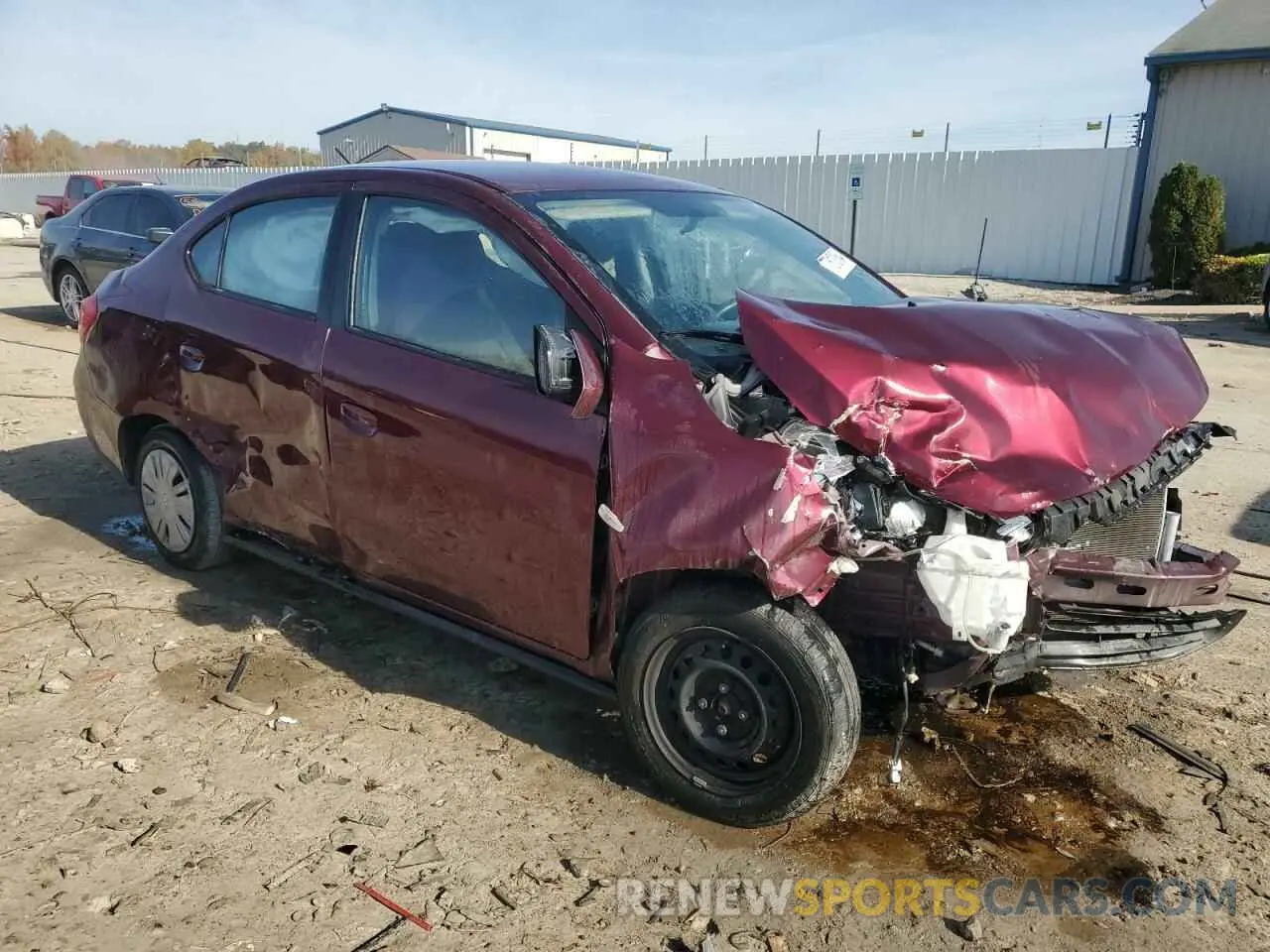 4 Photograph of a damaged car ML32F3FJ6KHF13742 MITSUBISHI MIRAGE 2019