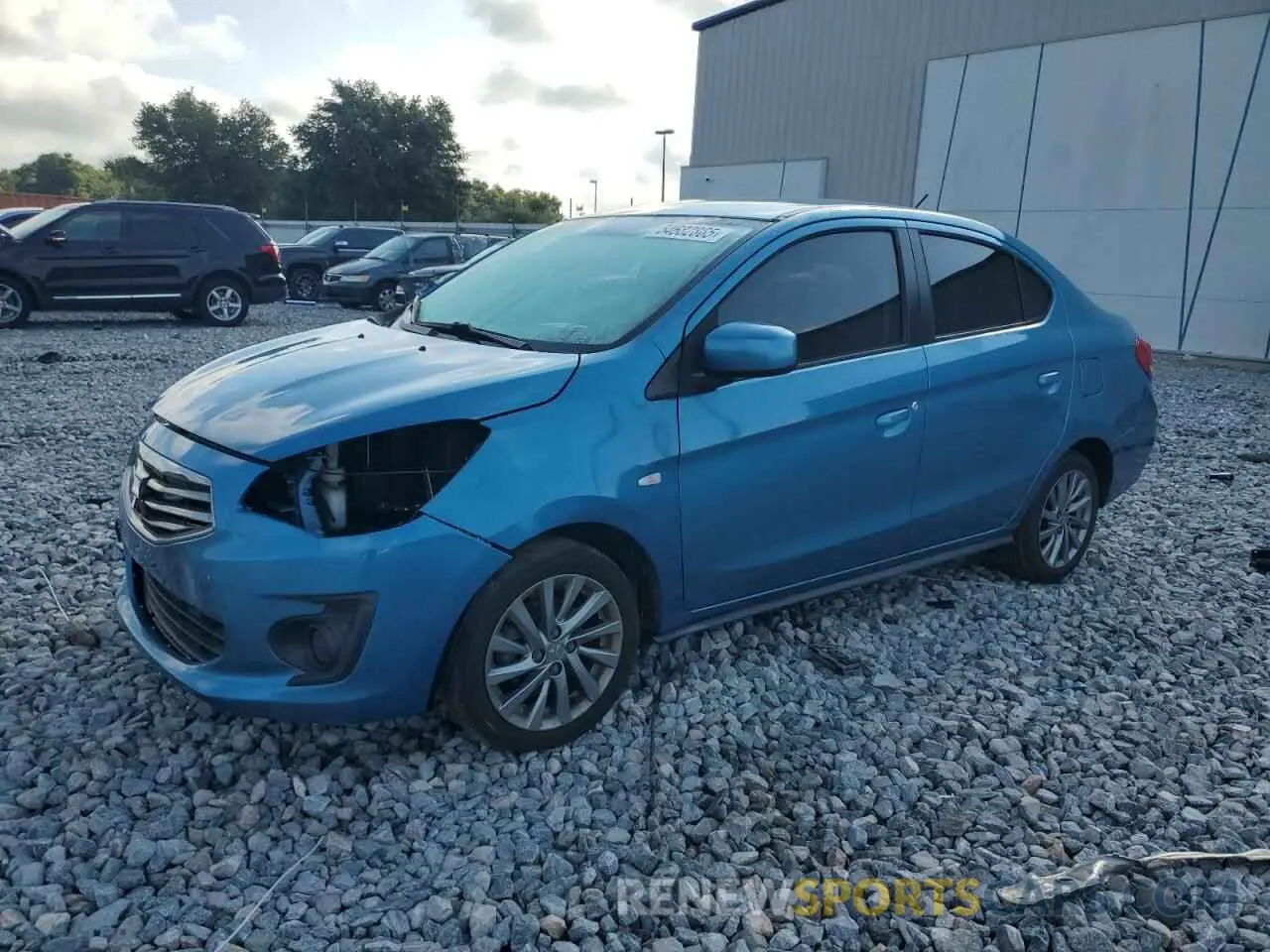 1 Photograph of a damaged car ML32F3FJ8KHF07358 MITSUBISHI MIRAGE 2019