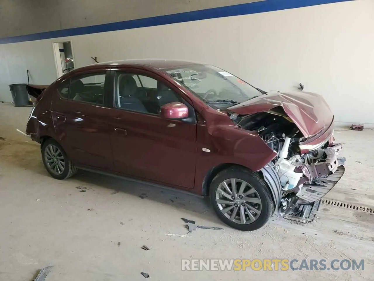 4 Фотография поврежденного автомобиля ML32F3FJ8KHF16321 MITSUBISHI MIRAGE 2019