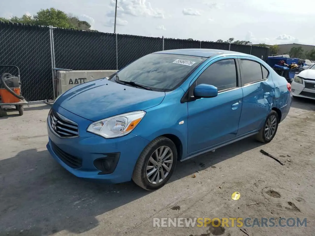 1 Фотография поврежденного автомобиля ML32F3FJ8KHF16562 MITSUBISHI MIRAGE 2019