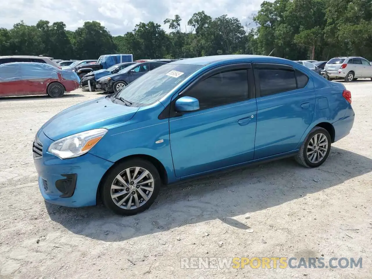 1 Photograph of a damaged car ML32F3FJXKHF06597 MITSUBISHI MIRAGE 2019