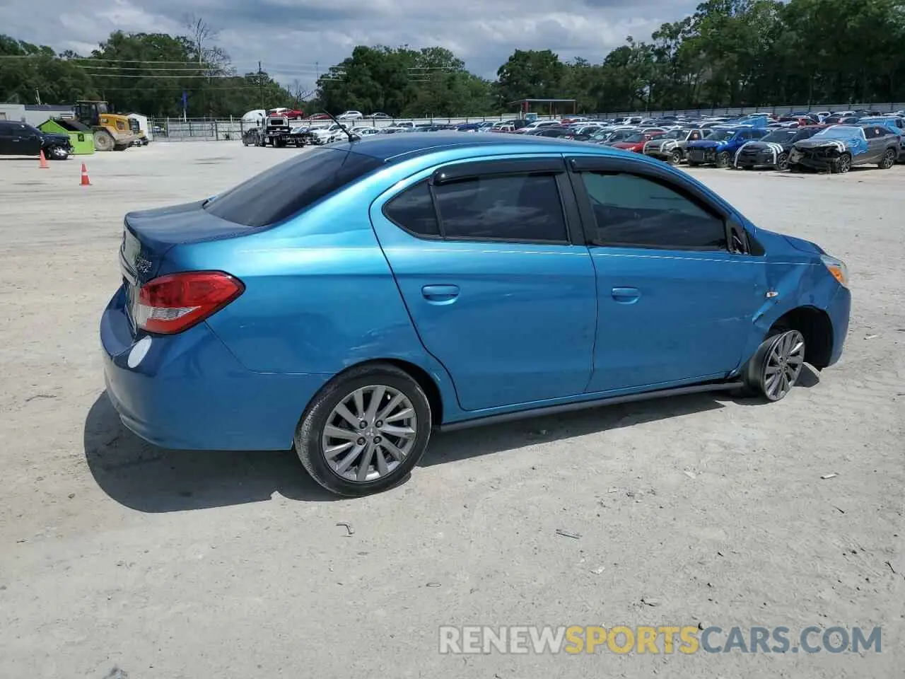 3 Photograph of a damaged car ML32F3FJXKHF06597 MITSUBISHI MIRAGE 2019
