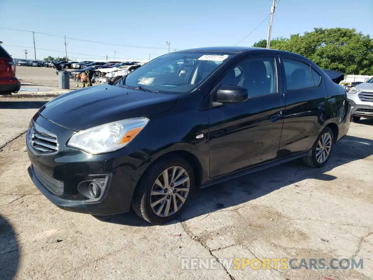 1 Photograph of a damaged car ML32F3FJXKHF09449 MITSUBISHI MIRAGE 2019