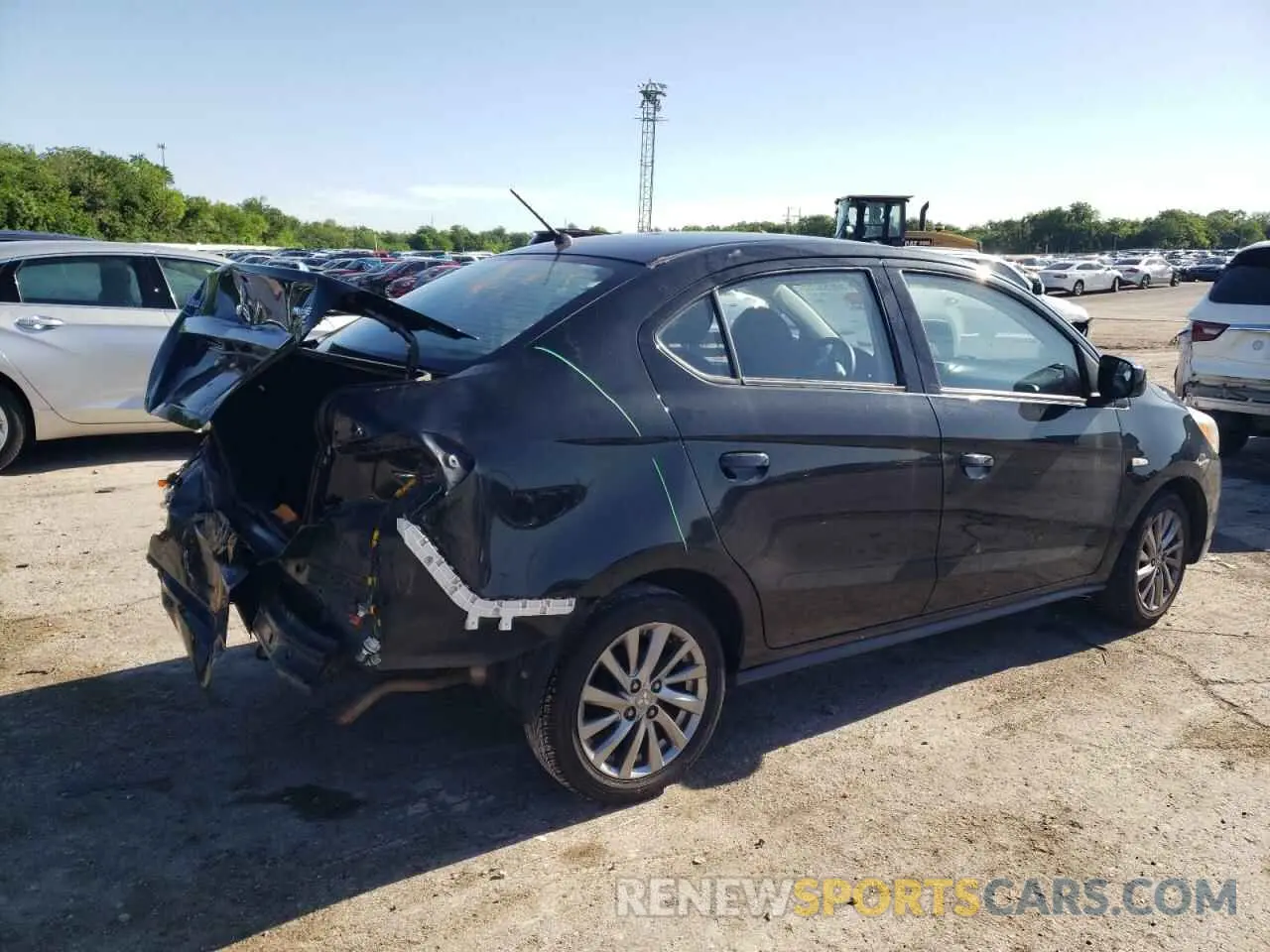 3 Photograph of a damaged car ML32F3FJXKHF09449 MITSUBISHI MIRAGE 2019