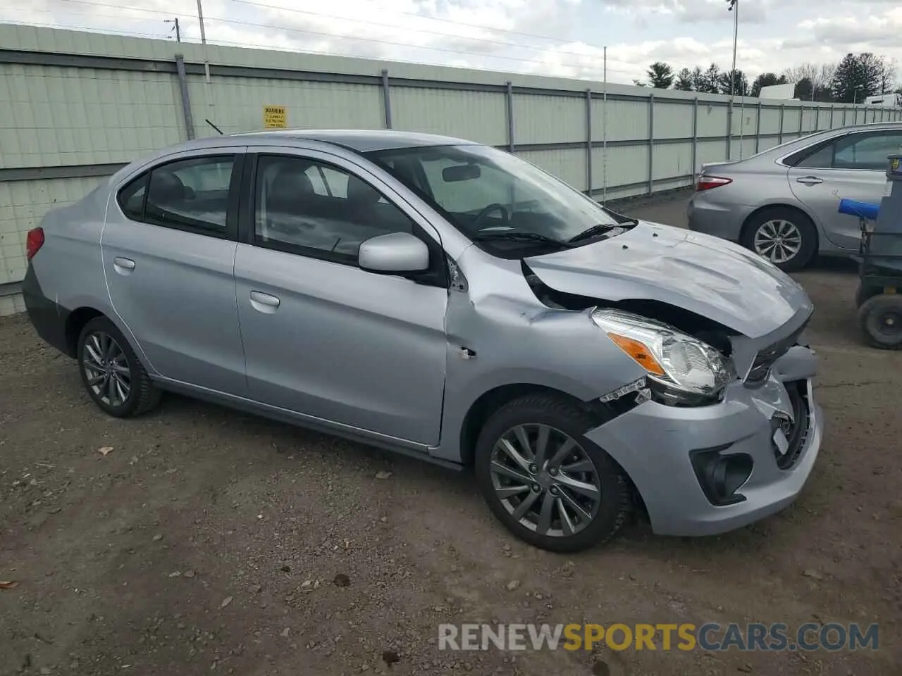 4 Фотография поврежденного автомобиля ML32F3FJXKHF18491 MITSUBISHI MIRAGE 2019