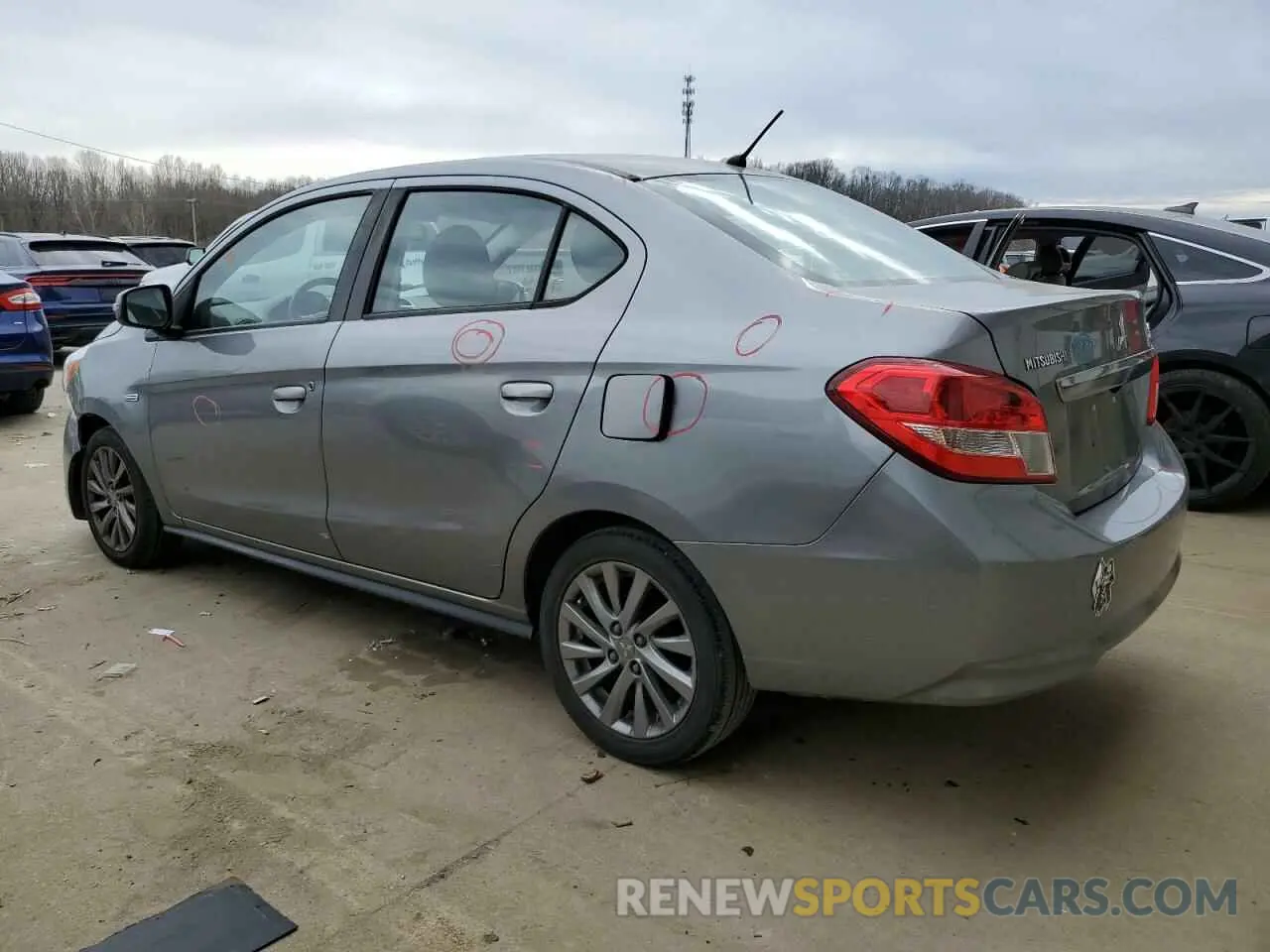 2 Фотография поврежденного автомобиля ML32F4FJ0KHF01110 MITSUBISHI MIRAGE 2019