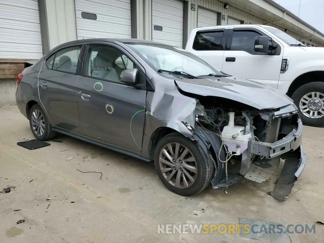 4 Фотография поврежденного автомобиля ML32F4FJ0KHF01110 MITSUBISHI MIRAGE 2019