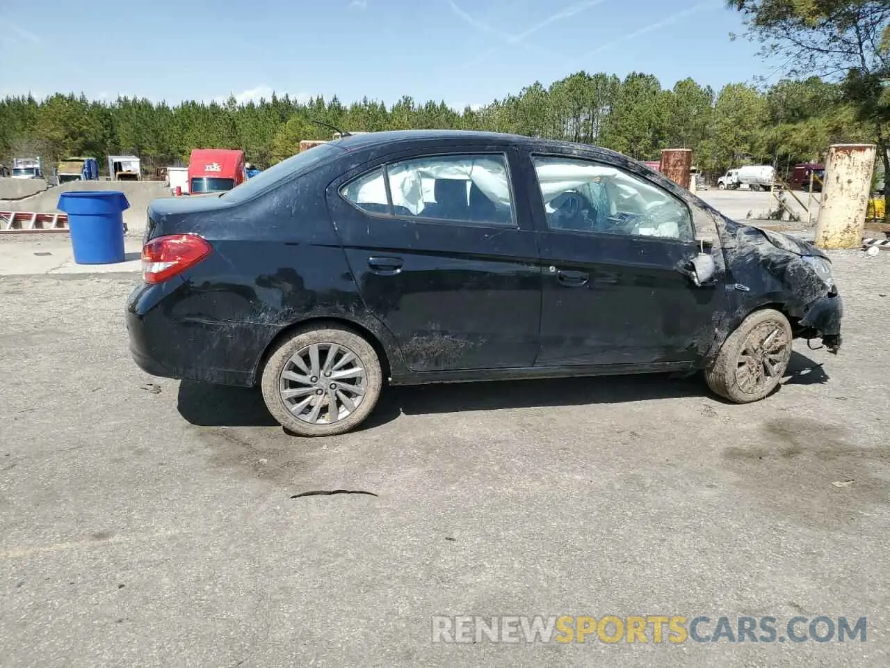 3 Photograph of a damaged car ML32F4FJ0KHF15086 MITSUBISHI MIRAGE 2019