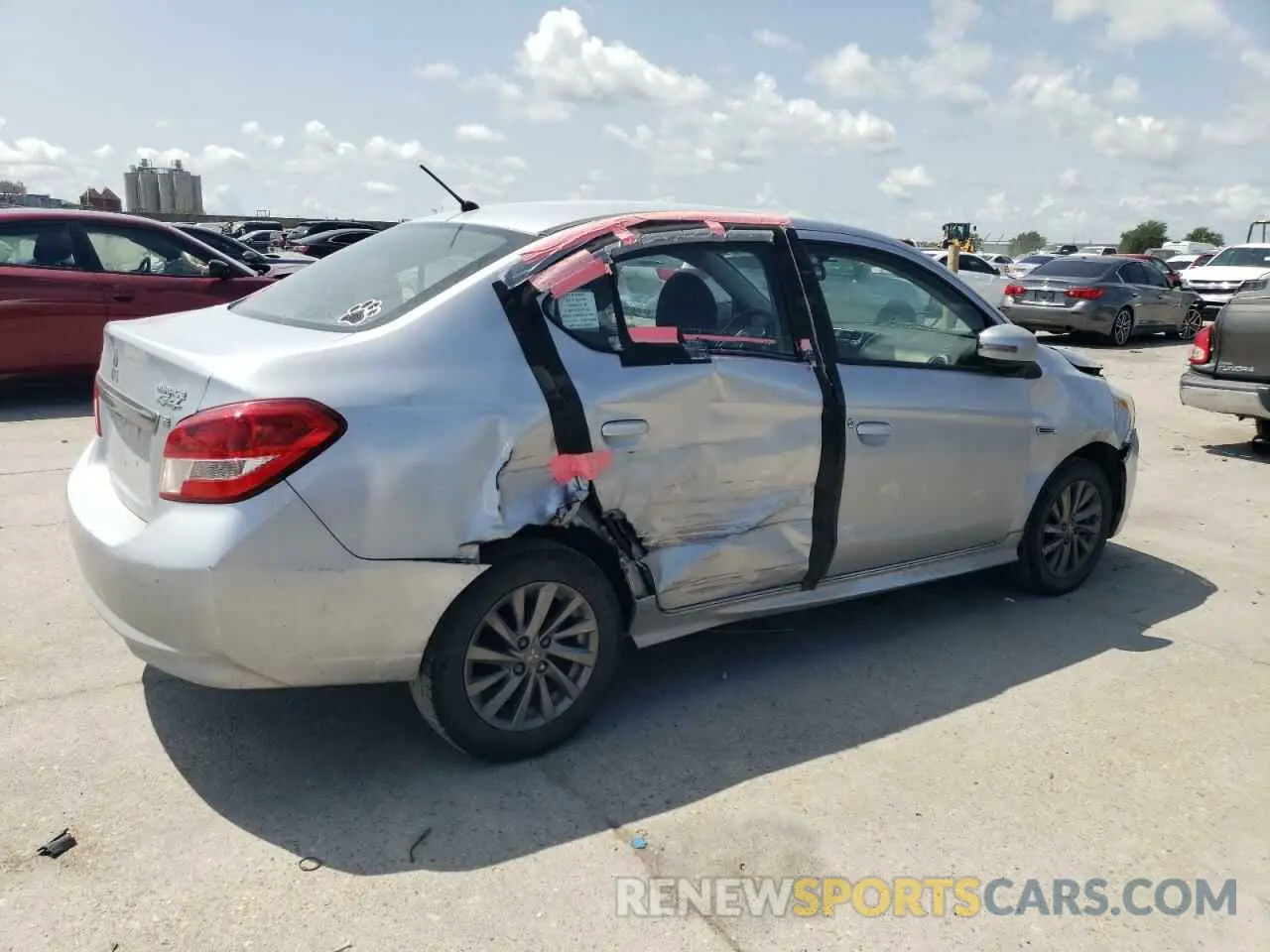 3 Фотография поврежденного автомобиля ML32F4FJ2KHF11184 MITSUBISHI MIRAGE 2019