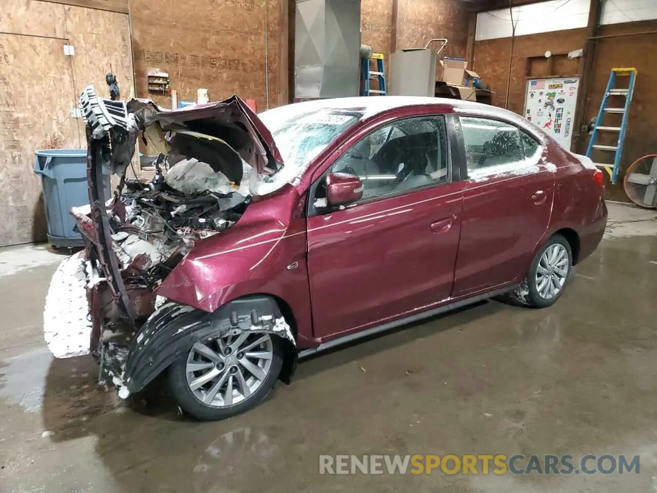 1 Фотография поврежденного автомобиля ML32F4FJ8KHF15031 MITSUBISHI MIRAGE 2019