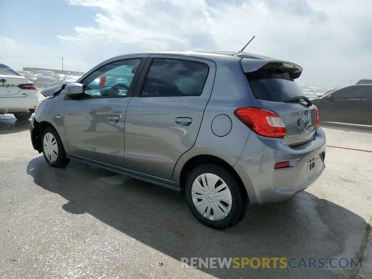 2 Фотография поврежденного автомобиля ML32A3HJ0LH001324 MITSUBISHI MIRAGE 2020