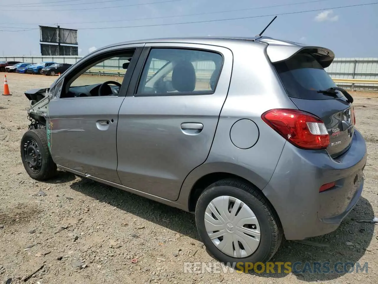 2 Photograph of a damaged car ML32A3HJ0LH003137 MITSUBISHI MIRAGE 2020