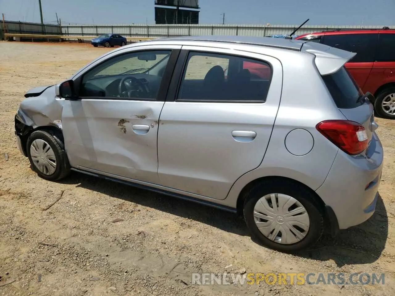 2 Фотография поврежденного автомобиля ML32A3HJ0LH007561 MITSUBISHI MIRAGE 2020