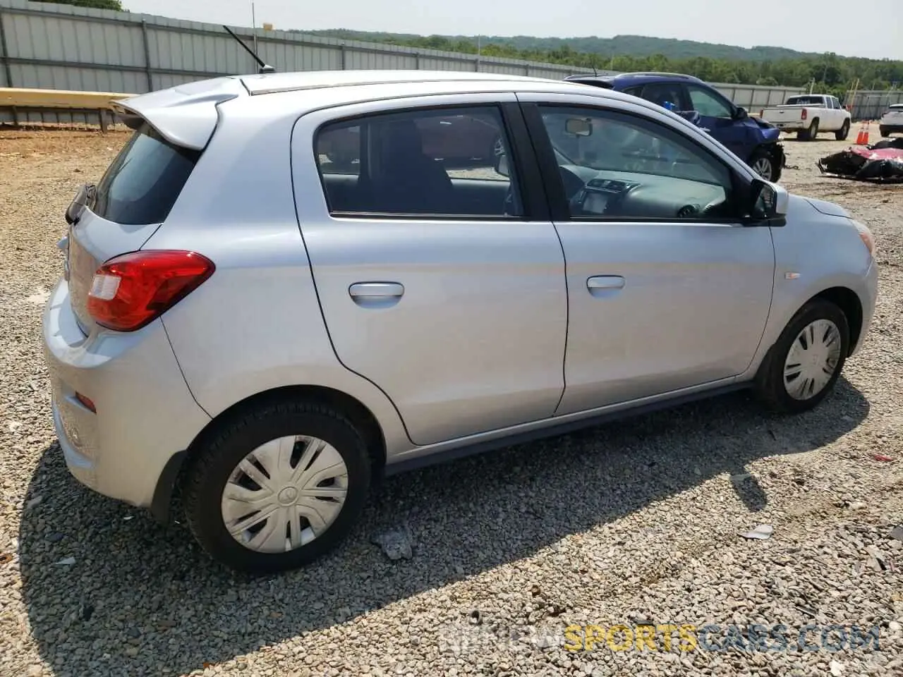 3 Фотография поврежденного автомобиля ML32A3HJ0LH007561 MITSUBISHI MIRAGE 2020