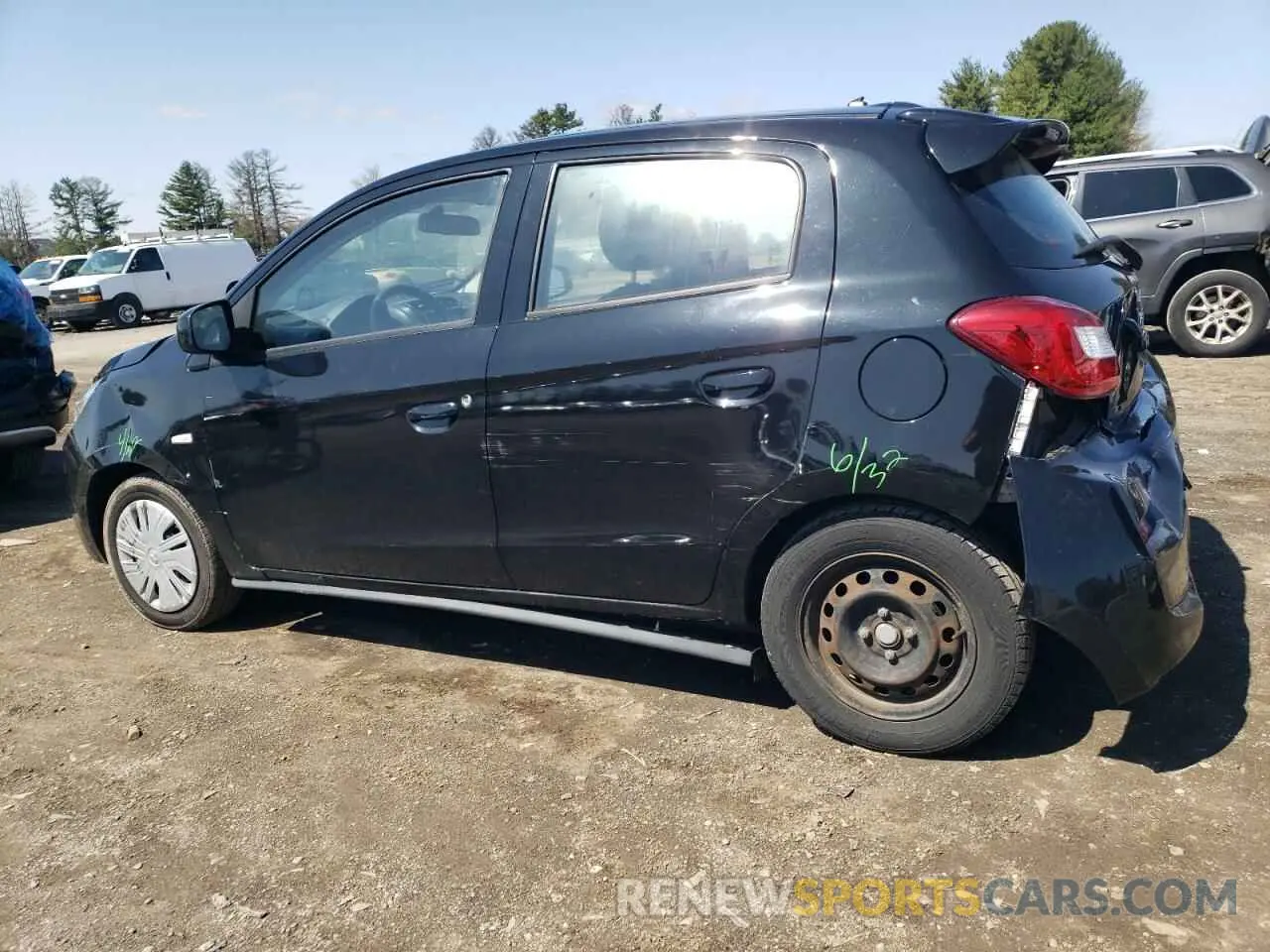 2 Фотография поврежденного автомобиля ML32A3HJ0LH010881 MITSUBISHI MIRAGE 2020