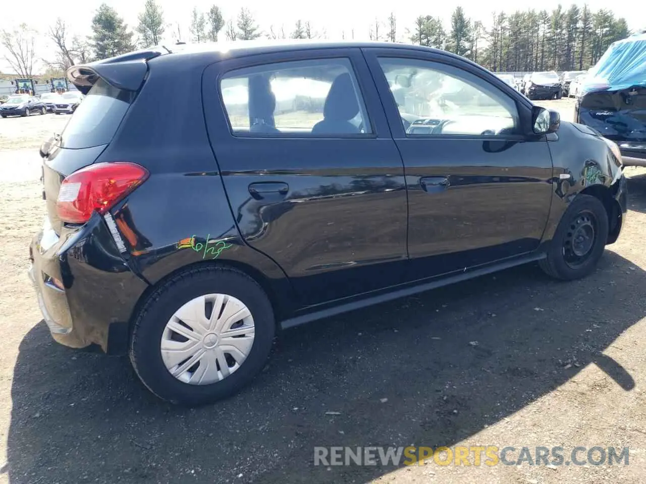 3 Фотография поврежденного автомобиля ML32A3HJ0LH010881 MITSUBISHI MIRAGE 2020