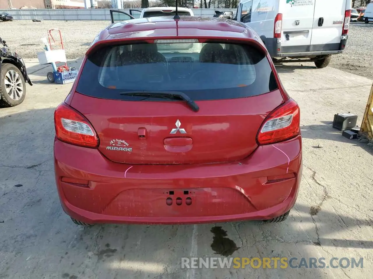 6 Photograph of a damaged car ML32A3HJ1LH005494 MITSUBISHI MIRAGE 2020