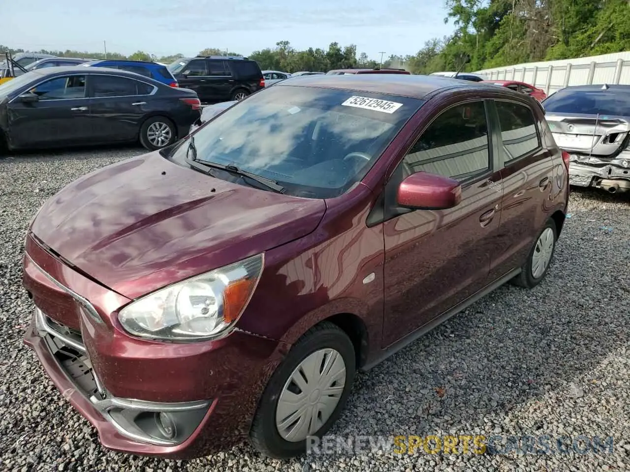1 Фотография поврежденного автомобиля ML32A3HJ1LH009870 MITSUBISHI MIRAGE 2020