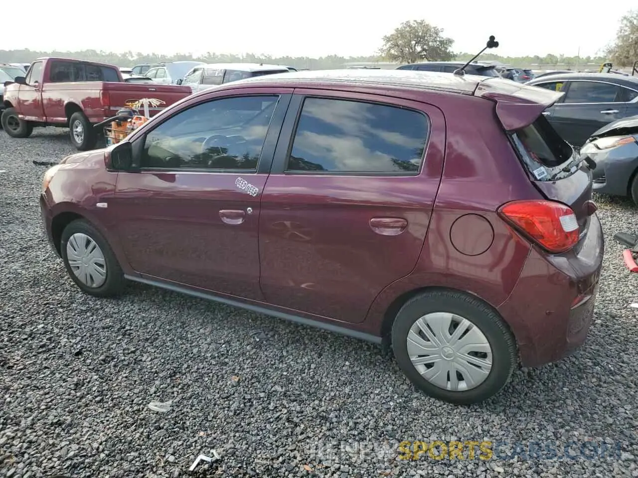 2 Фотография поврежденного автомобиля ML32A3HJ1LH009870 MITSUBISHI MIRAGE 2020