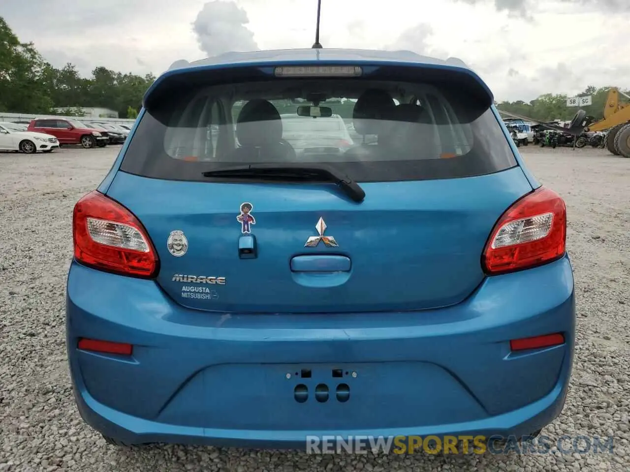 6 Photograph of a damaged car ML32A3HJ2LH006220 MITSUBISHI MIRAGE 2020