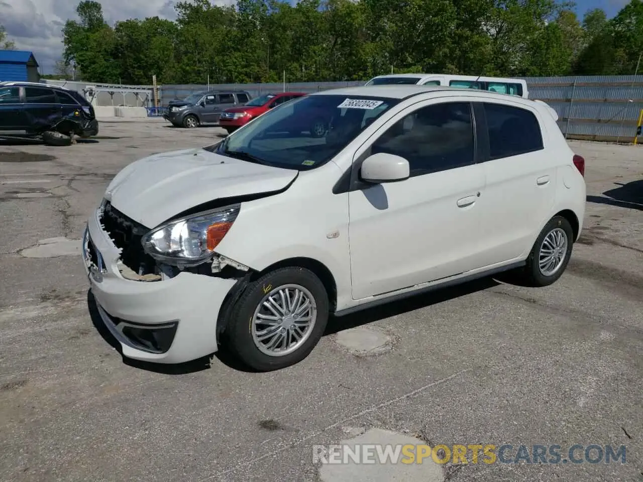 1 Photograph of a damaged car ML32A3HJ2LH009988 MITSUBISHI MIRAGE 2020