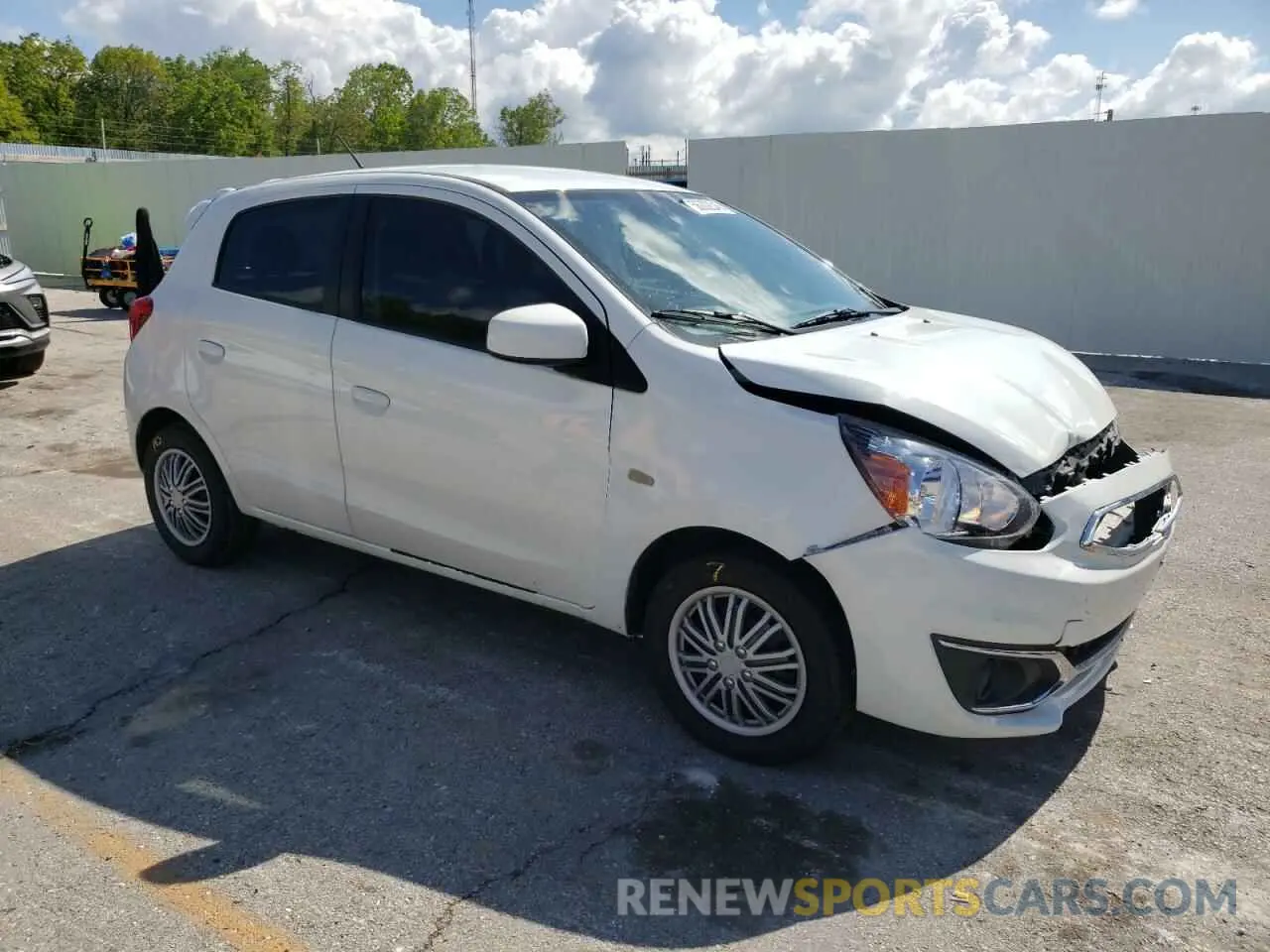 4 Photograph of a damaged car ML32A3HJ2LH009988 MITSUBISHI MIRAGE 2020