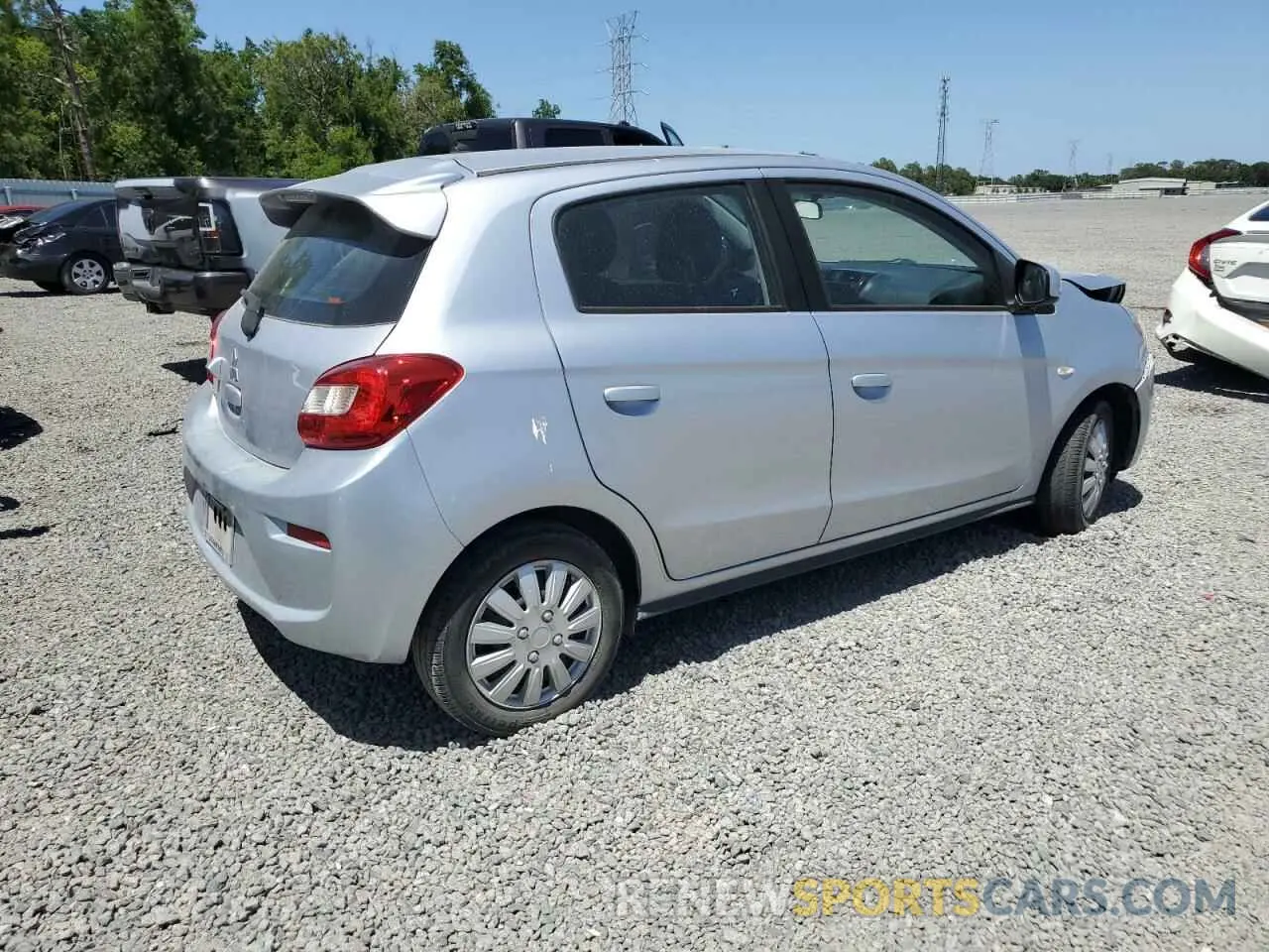 3 Photograph of a damaged car ML32A3HJ3LH005125 MITSUBISHI MIRAGE 2020