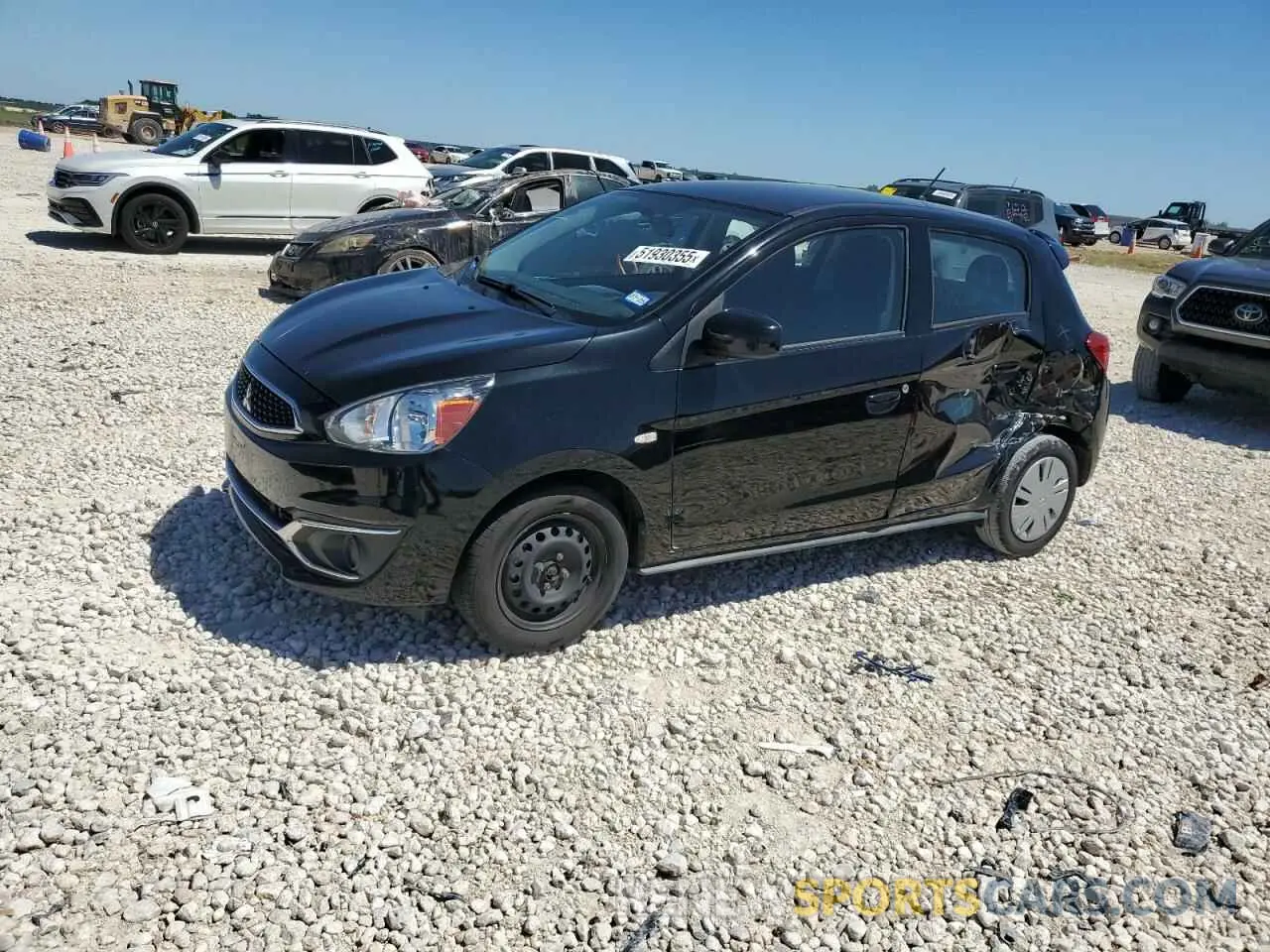1 Photograph of a damaged car ML32A3HJ4LH006705 MITSUBISHI MIRAGE 2020