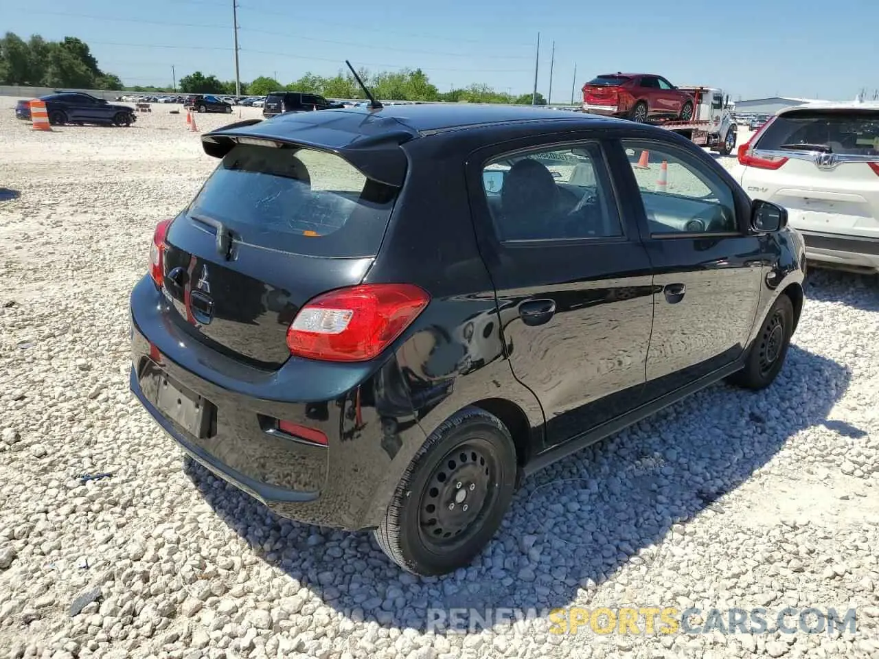 3 Photograph of a damaged car ML32A3HJ4LH006705 MITSUBISHI MIRAGE 2020