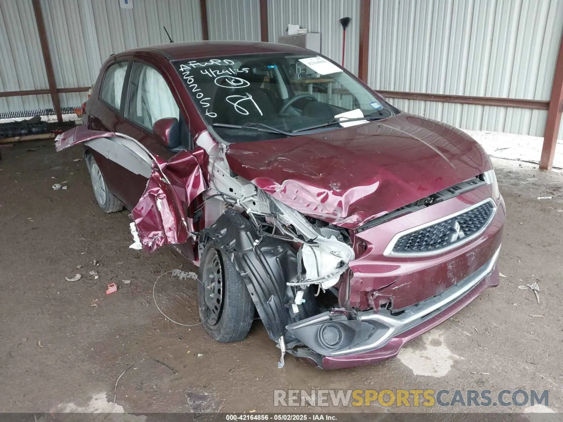 1 Фотография поврежденного автомобиля ML32A3HJ4LH010544 MITSUBISHI MIRAGE 2020
