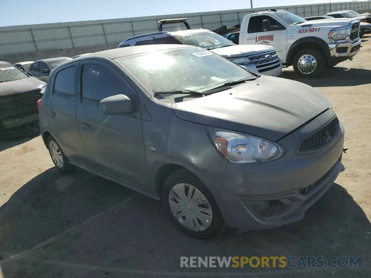 4 Photograph of a damaged car ML32A3HJ4LH010981 MITSUBISHI MIRAGE 2020